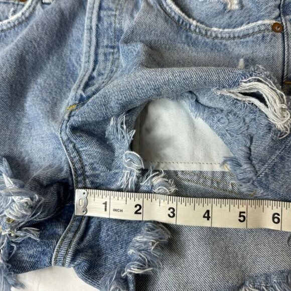 Agolde Parker Vintage Denim Shorts SZ. 25 - Picture 7 of 7
